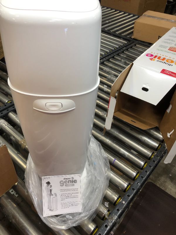 Photo 1 of Diaper Genie Complete Pail with 3 Refills - White
