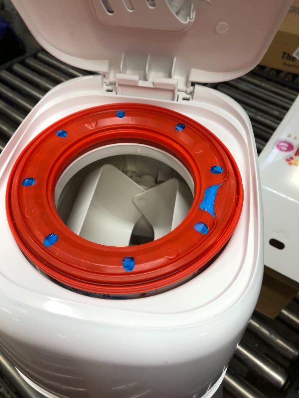 Photo 1 of Diaper Genie Complete Pail with 3 Refills - White

