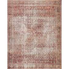 Photo 1 of 2'3"x3'9" Layla Rug Cinnamon Brown/Sage Green - Loloi Rugs
