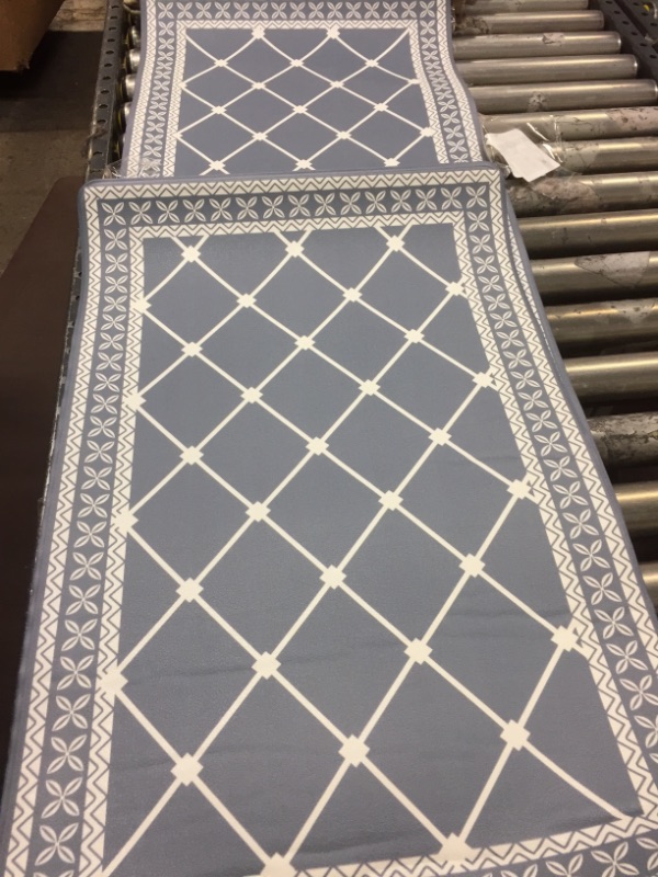 Photo 1 of 2PCS BLUE MAT SET 27X17 AND 47X17