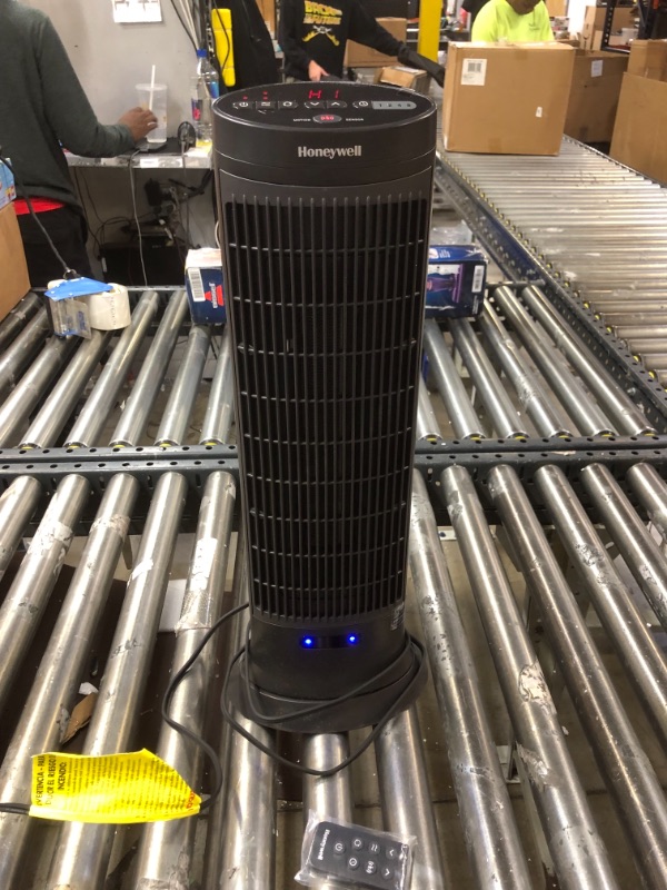 Photo 2 of Honeywell HCE323V Digital Ceramic Tower Heater with Motion Sensor - Dark Gray