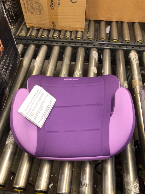 Photo 2 of Cosco Topside Child Safe Belt Positioned Backless Booster Car Seat, Purple Grape