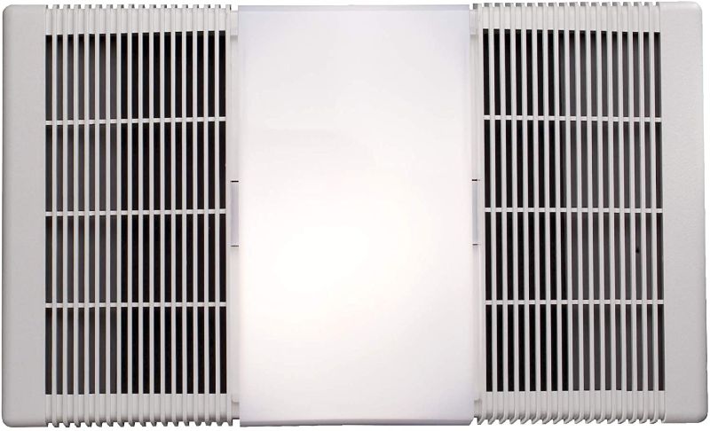 Photo 1 of Broan-Nutone 668RP Ceiling Bathroom Exhaust Fan and Light Combo, 100-Watt Incandescent Lighting, 4.0 Sones, 70 CFM , White
