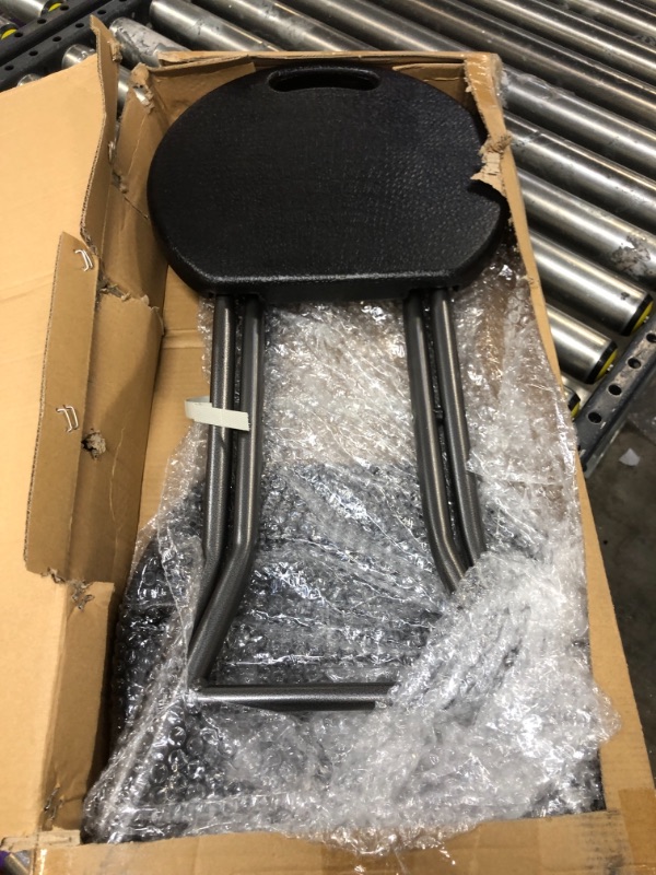 Photo 1 of 2PCS BLACK GENERIC FOLDING STOOL