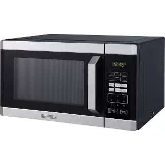 Photo 1 of BLACK+DECKER 0.9 cu ft 900W Microwave Oven - Stainless Steel
