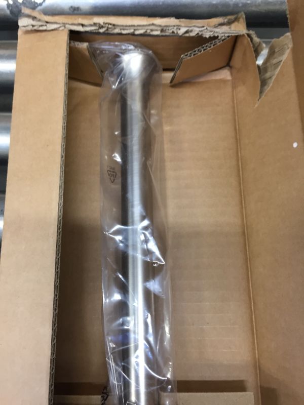 Photo 1 of Basics Shower Curtain Tension Rod 54 90 Nickel
