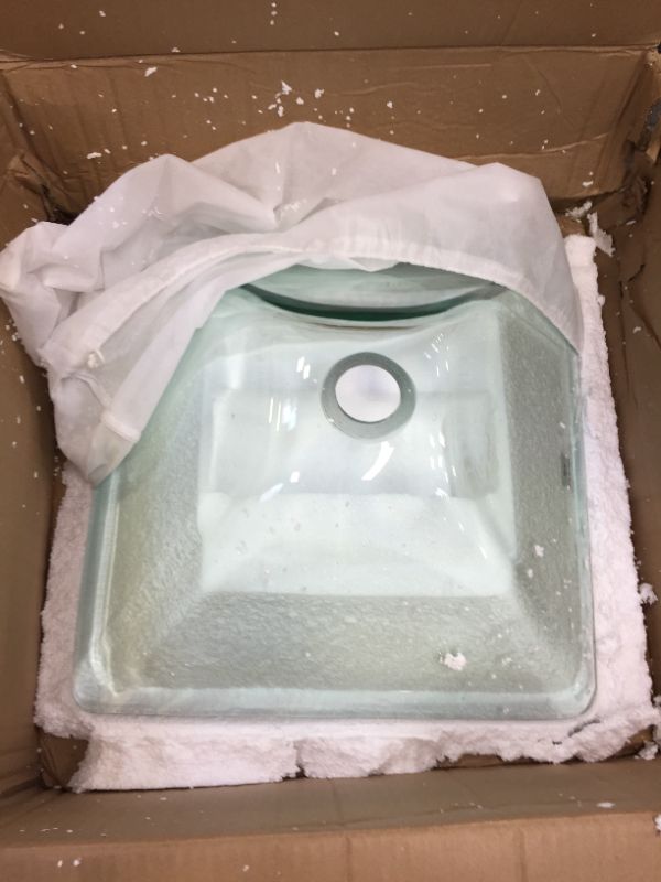Photo 1 of 603 Crystal Glass Vessel Sink, Sink Only, Sink Only
