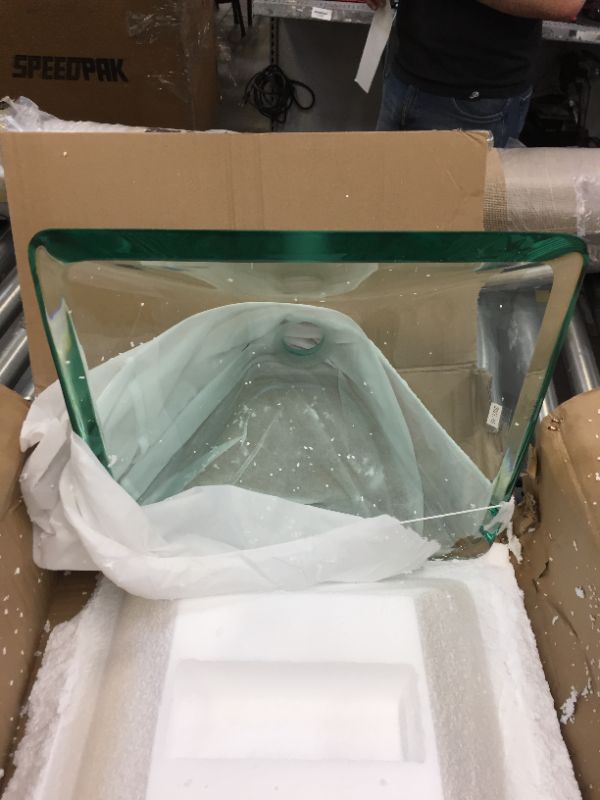 Photo 1 of 603 Crystal Glass Vessel Sink, Sink Only, Sink Only
