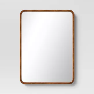 Photo 1 of 22" x 30" Rounded Rectangle Wall Mirror - Threshold™
