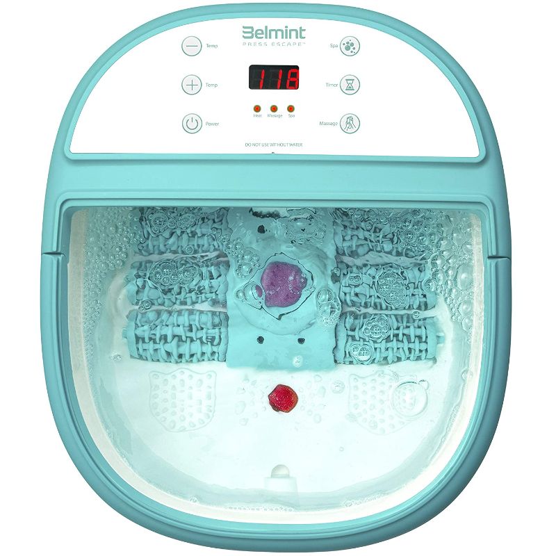 Photo 2 of Foot Spa Bath Massager with Heat - Feet Soaking Tub Features 6 Pressure Node, Massage Rollers, Vibration, Bubbles - Stress Relief for Fatigue and Tired Feet