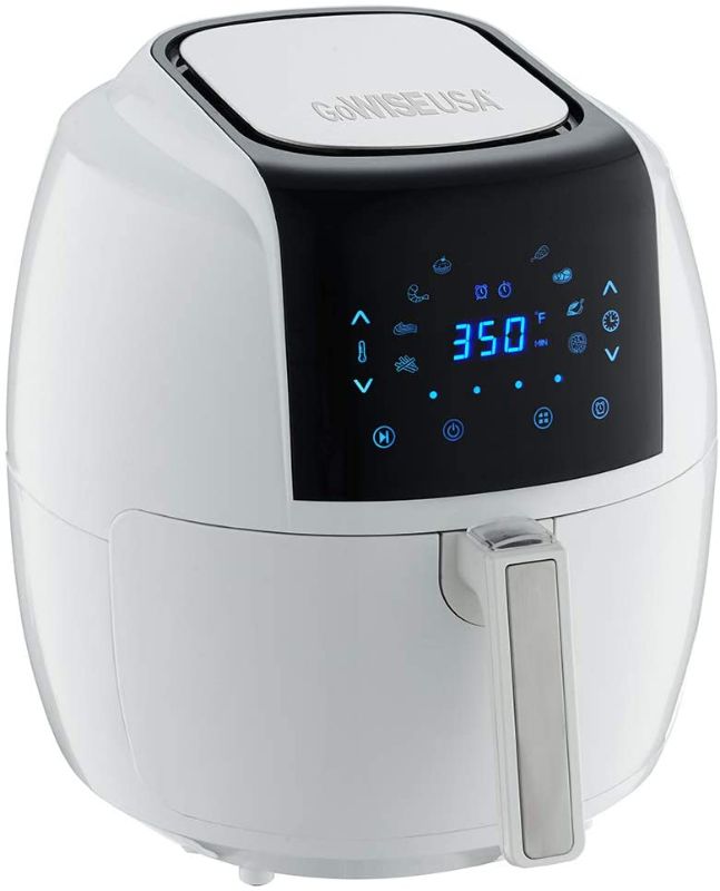 Photo 2 of Gowise Usa 5.8 Qt. Digital Air Fryer With Touch Screen In White