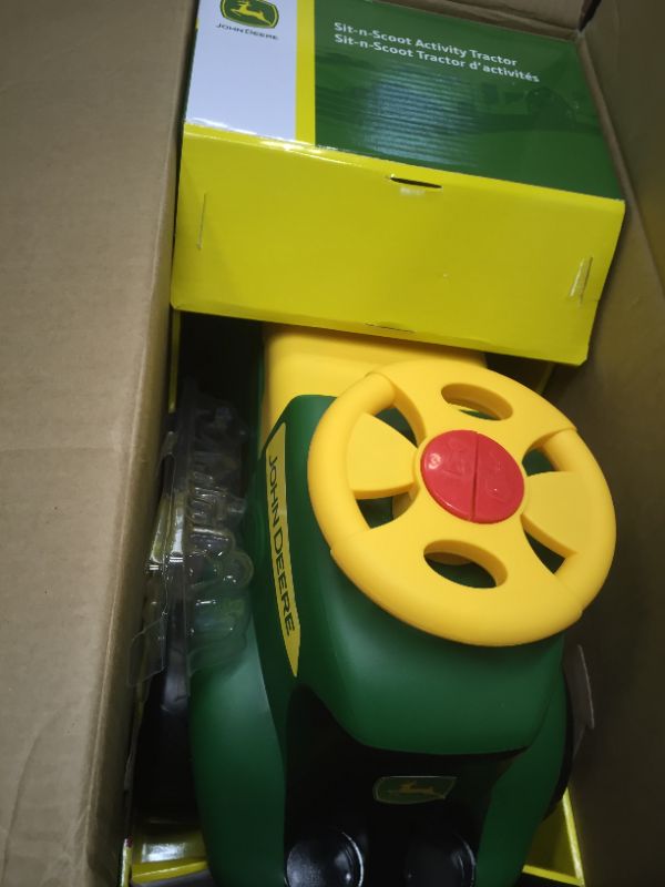 Photo 2 of John Deere Sit N Scoot Activity Tractor - Green