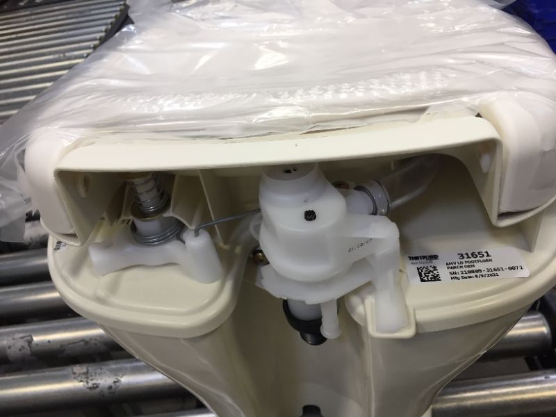 Photo 4 of Thetford Aqua-Magic V RV Toilet Pedal Flush, Low, Parchment - 31651
