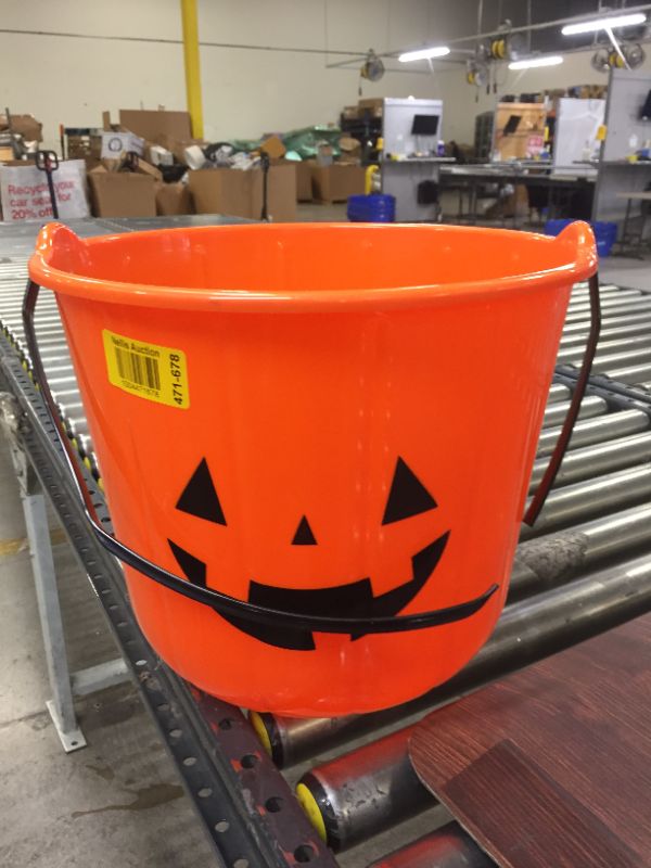 Photo 2 of 14" Jumbo Stackable Trick or Treat Halloween Pumpkin Pail - Hyde & EEK! Boutique™
