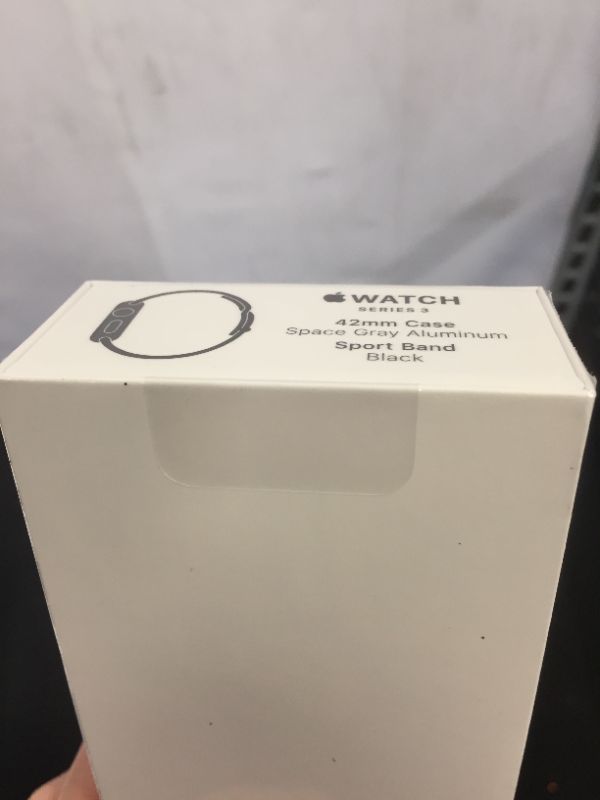 Photo 2 of Apple Watch
Space Gray Aluminum Case with Black Sport Band 42mm
(factory sealed)