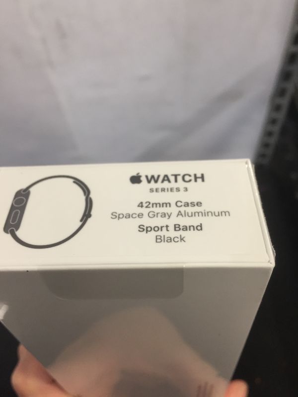 Photo 4 of Apple Watch
Space Gray Aluminum Case with Black Sport Band 42mm
(factory sealed)