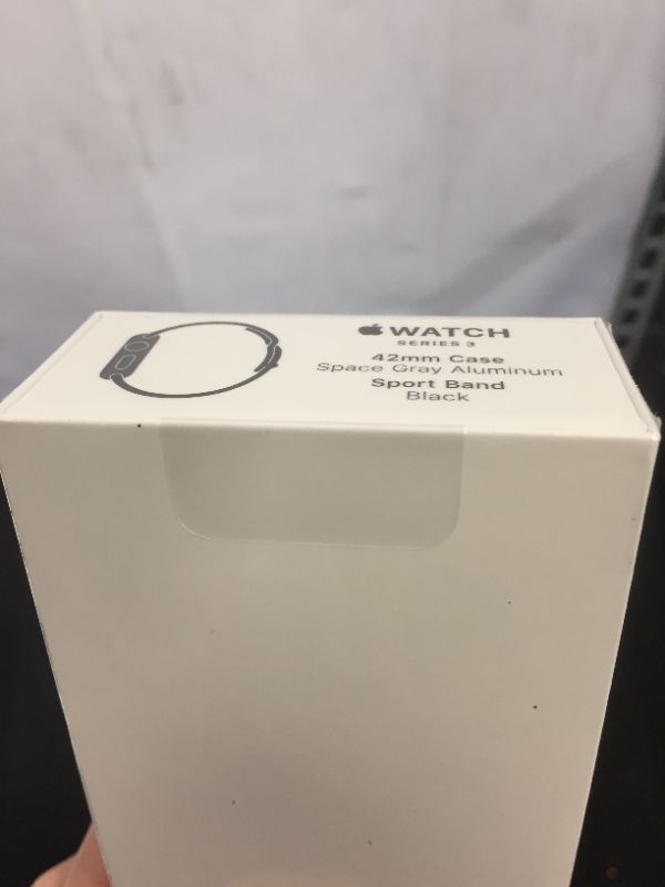 Photo 6 of Apple Watch
Space Gray Aluminum Case with Black Sport Band 42mm
(factory sealed)