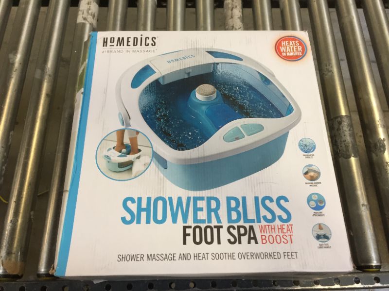 Photo 3 of Homedics Shower Bliss Foot Spa with Heat Boost