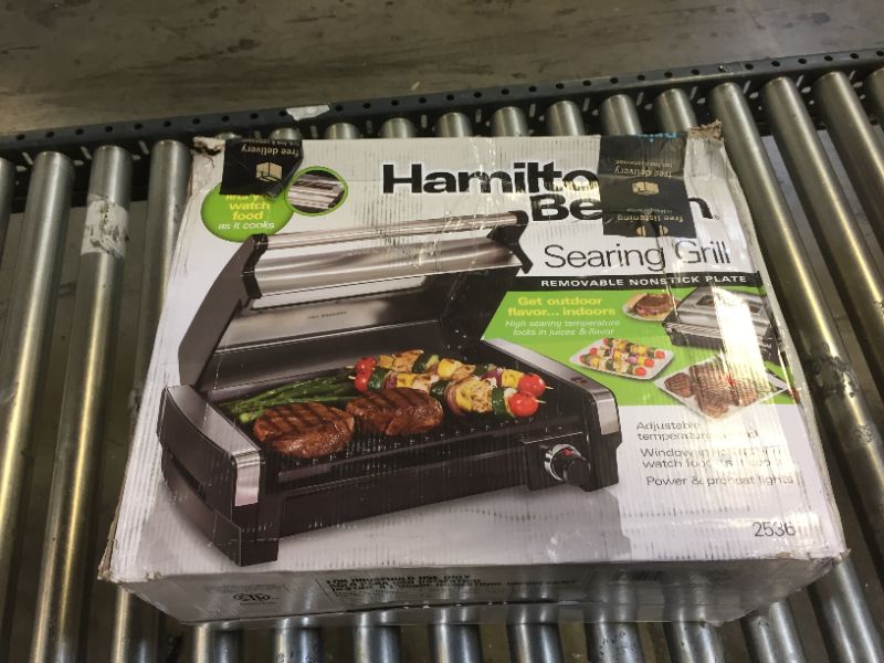 Photo 1 of Hamilton Beach Searing Grill with Lid Viewing Window