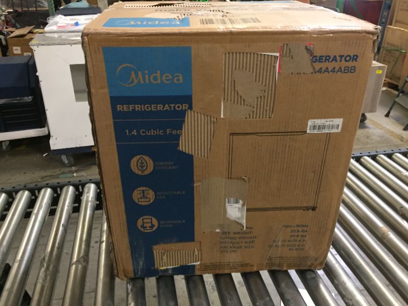 Photo 1 of Midea MRM14A4ABB All Refrigerator, 1.4 Cubic Feet, All Fridge Black
