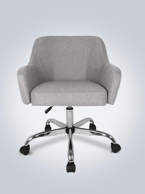 Photo 1 of Home Office Adjustable Padded Computer Task Chair Gray
