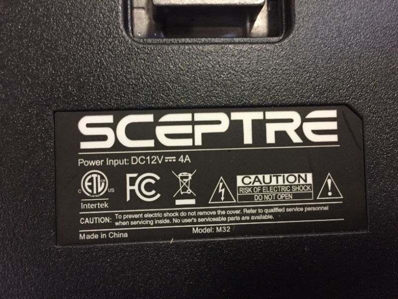 Photo 4 of Sceptre Curved 32-inch Gaming Monitor
damaged and sold as parts 