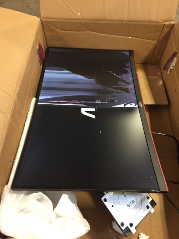 Photo 3 of AOC CQ27G2 27" Super Curved Frameless Gaming Monitor QHD 2K, 1500R Curved VA, 1ms, 144Hz, FreeSync, Height adjustable, 3-Yr Zero Dead Pixel
severely damaged sold as parts only 