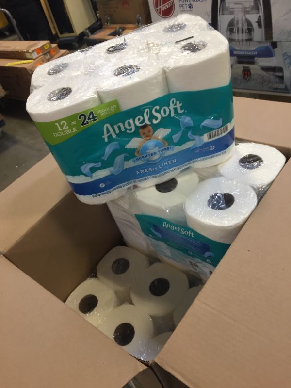 Photo 2 of Angel Soft Toilet Paper with Fresh Linen Scent 48 double rolls 