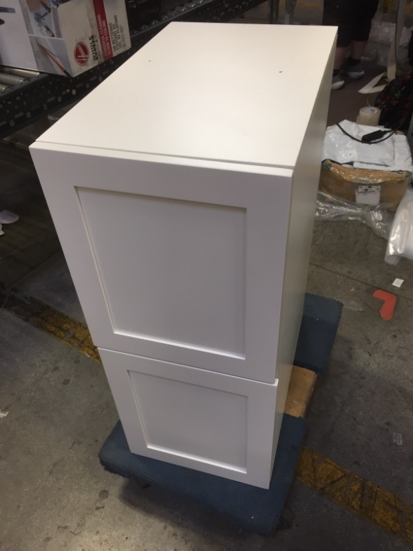 Photo 2 of 36in W X 15in H X 24.5in D WHITE 2 DOOR WALL BRIDGE CABINET