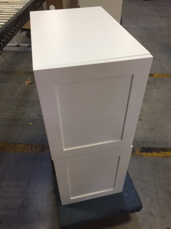 Photo 1 of 36in W X 15in H X 24.5in D WHITE 2 DOOR WALL BRIDGE CABINET