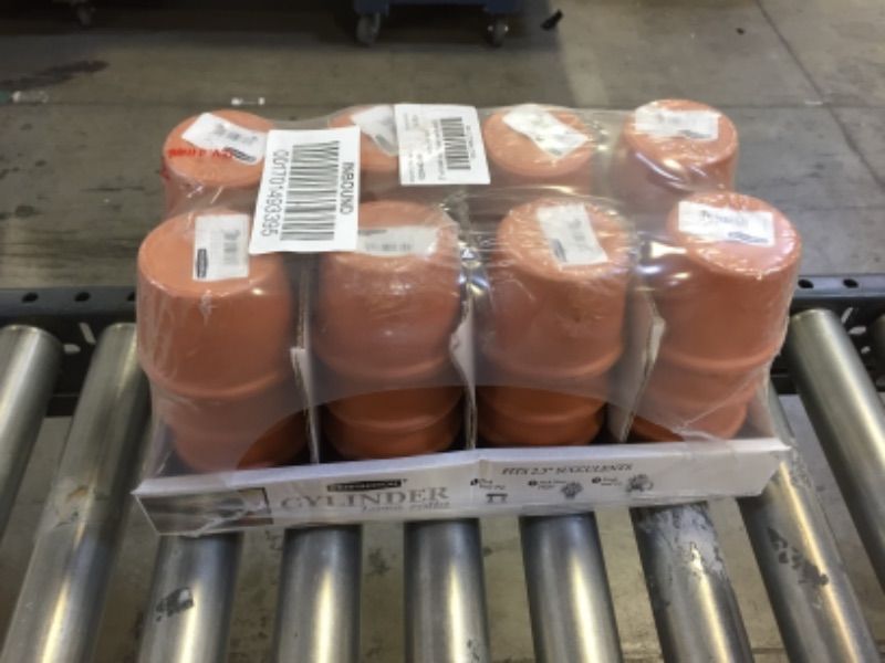 Photo 2 of 32 PACK PENNINGTON 3 in. Terra Cotta Clay Cylinder Pot