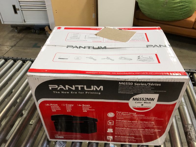 Photo 7 of Pantum M6552NW All-in-One Wireless Monochrome Laser Printer Home Office - Print Copy Scan, Speed Up to 23 ppm, 50-Sheet ADF, 150 Large Paper Capacity SOLD FOR PARTS 
