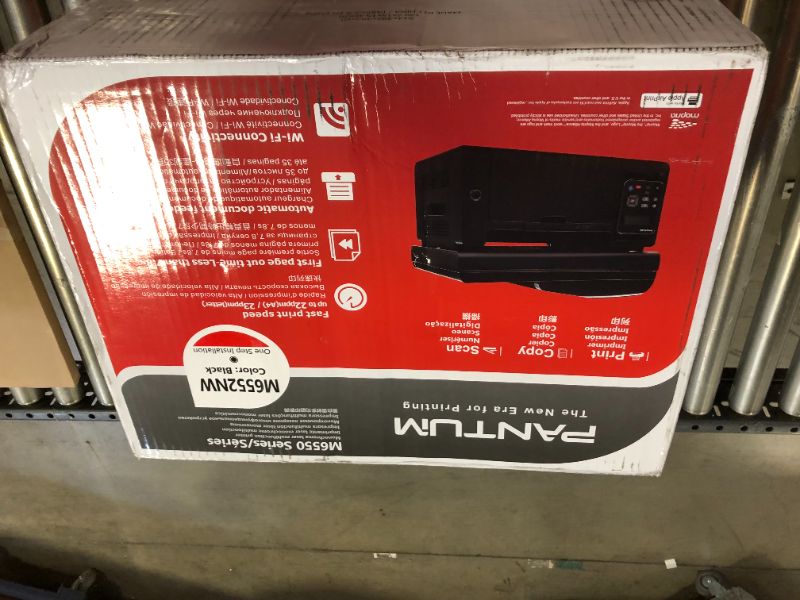 Photo 8 of Pantum M6552NW All-in-One Wireless Monochrome Laser Printer Home Office - Print Copy Scan, Speed Up to 23 ppm, 50-Sheet ADF, 150 Large Paper Capacity SOLD FOR PARTS 

