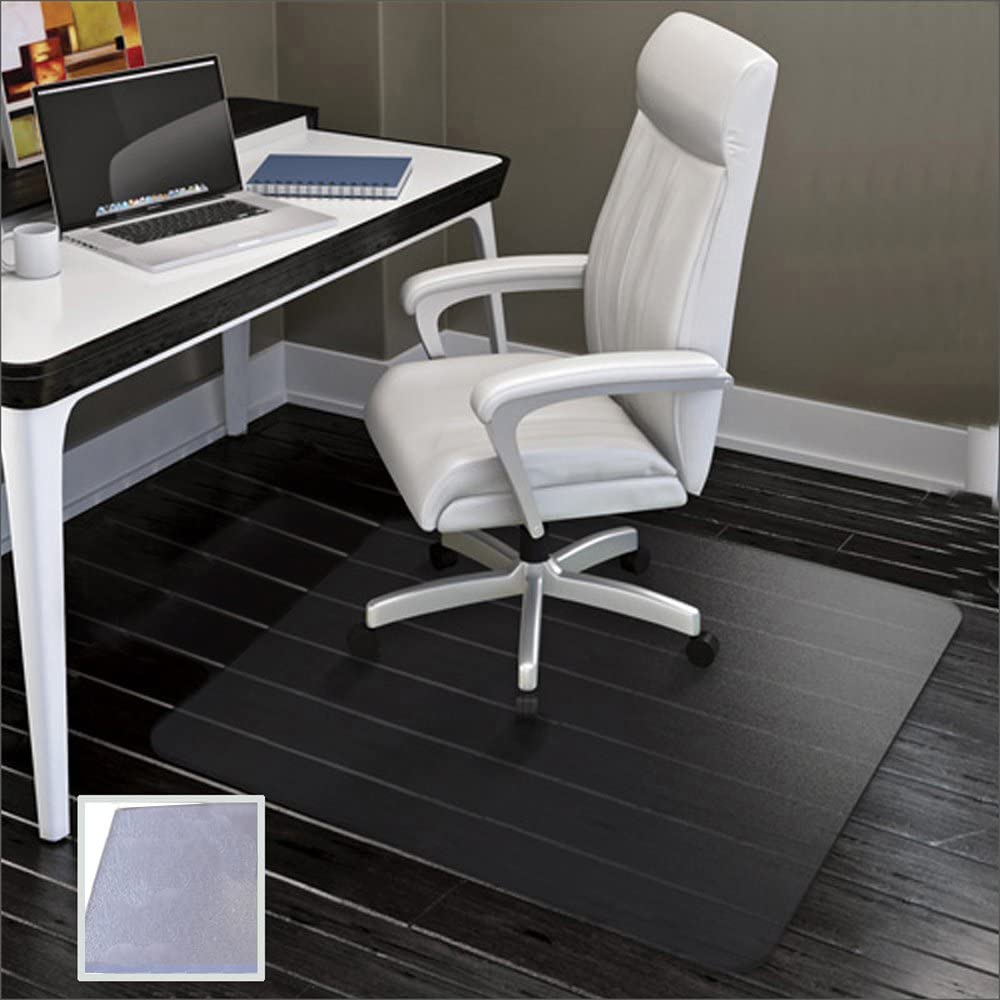 Photo 1 of SHAREWIN Office Chair Mat for Hard Floors - 47''×47'',Heavy Duty Clear Wood/Tile Floor Protector PVC Transparent
