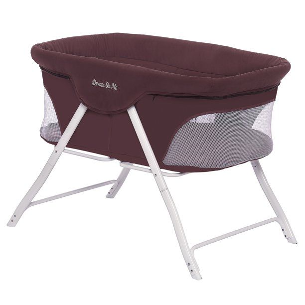 Photo 1 of Dream On Me Traveler Portable Bassinet In Berry
