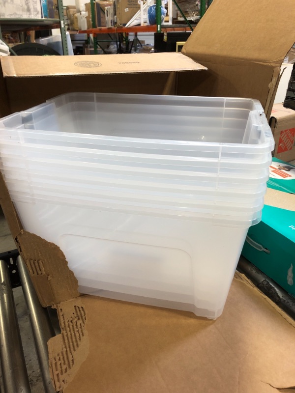 Photo 1 of 41X31X55INCH PLASTIC STORAGE BINS.