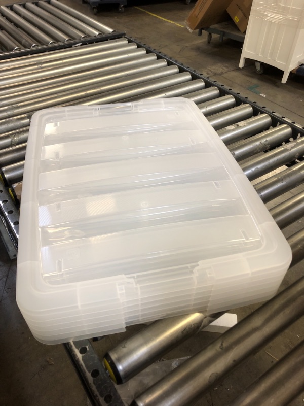 Photo 3 of 41X31X55INCH PLASTIC STORAGE BINS.