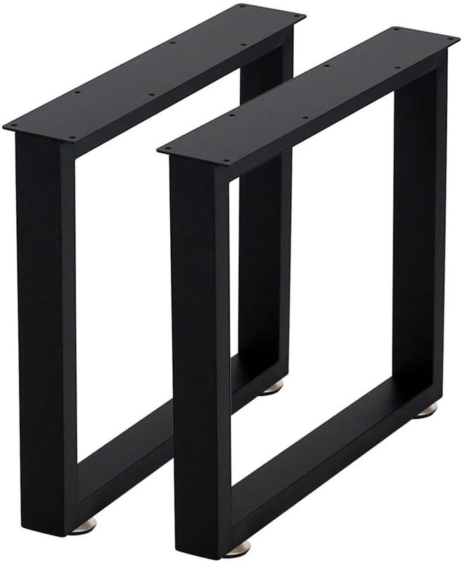 Photo 1 of 16X16 METAL TABLE LEGS BLACK SET OF 2