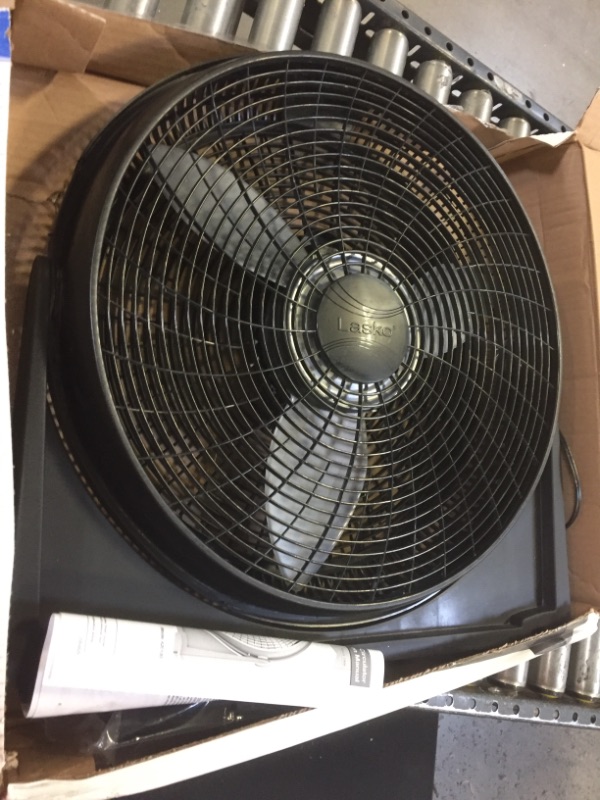 Photo 2 of 20 inch 3-Speed Air Circulator Floor Fan Fully Assembled Pivot Head Garage Shop
