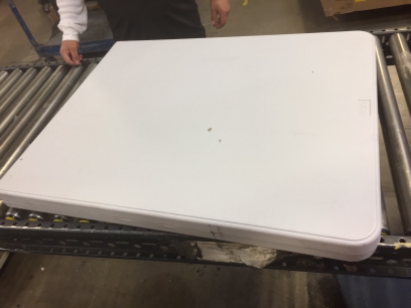 Photo 2 of 6' Folding Banquet Table Off-White - Plastic Dev Group
