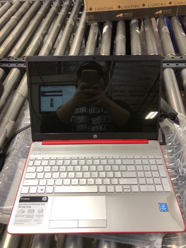 Photo 1 of HP 15-dw0083wm Laptop, 15.6" HD (1366 x 768), Intel Pentium Silver N5030, 4 GB RAM, 128 GB SSD, Webcam, Windows 10 S
