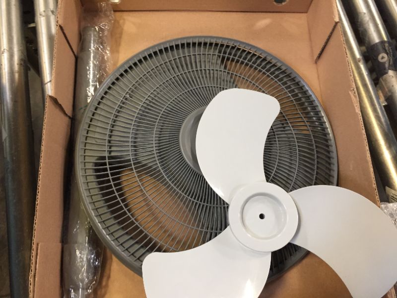 Photo 3 of Adjustable-Height 16 in. Oscillating Pedestal Fan