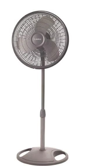 Photo 1 of Adjustable-Height 16 in. Oscillating Pedestal Fan