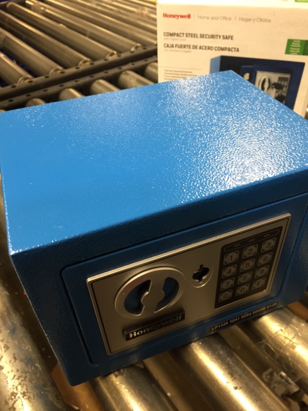 Photo 1 of Honeywell Digital Steel Security Safe, Blue