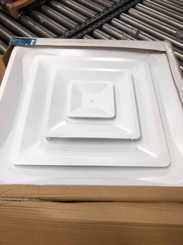 Photo 2 of Accord Ventilation ABCD2X2 Ceiling Diffuser, 24" x 24", White
