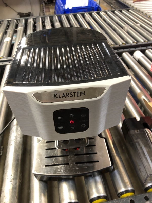 Photo 2 of KLARSTEIN BellaVita Coffee Maker, Self-Cleaning System, 3-in-1 Function for Espresso, Cappuccino, Latte Macchiato, 20-Bar Pump, 1450 W, 1.4L (0.4 gallon) Water Tank, Removable Drip Tray, Grey
