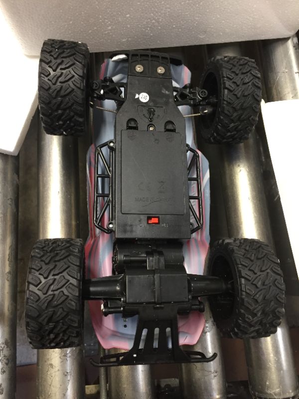 Photo 2 of 1:12 Scale Large RC Cars 6-Wheel Boys Remote Control Car Off Road Monster Truck Electric All Terrain Waterproof Toys Trucks for Kids and Adults -Batteries + Connector for 25+ Min Play
