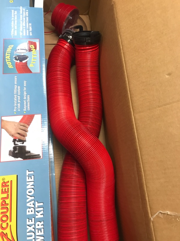 Photo 1 of Valterra D04-0115 EZ Coupler 20' Deluxe Bayonet Sewer Hose Kit