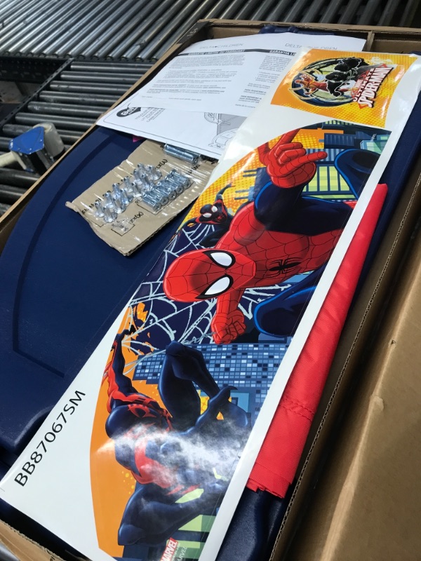 Photo 2 of Toddler Marvel Spider-Man Plastic Bed - Delta Children
