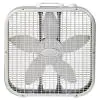 Photo 1 of 20 in. 3 Speed White Box Fan with Save-Smart Technology for Energy Efficiency